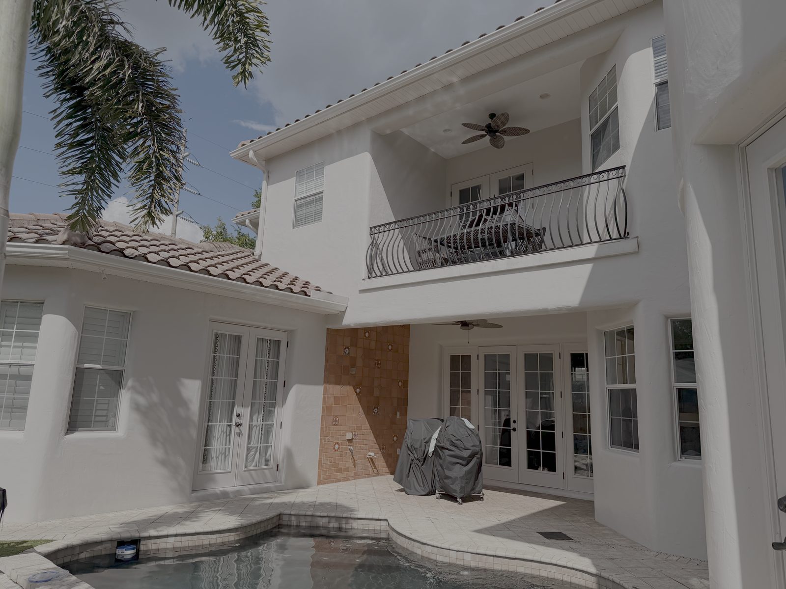 Exterior residential house painting in Tampa, Florida